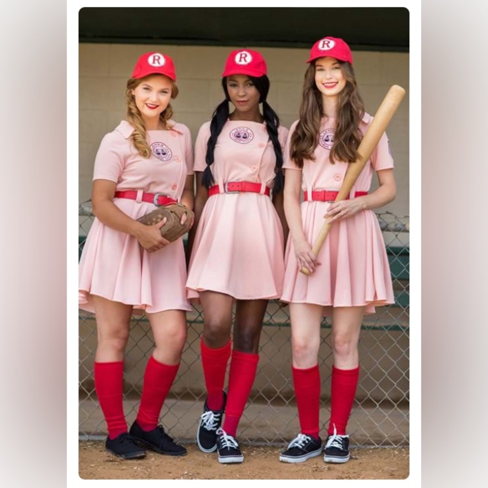 Rockford Peaches costume made famous by the film A League Of Their Own